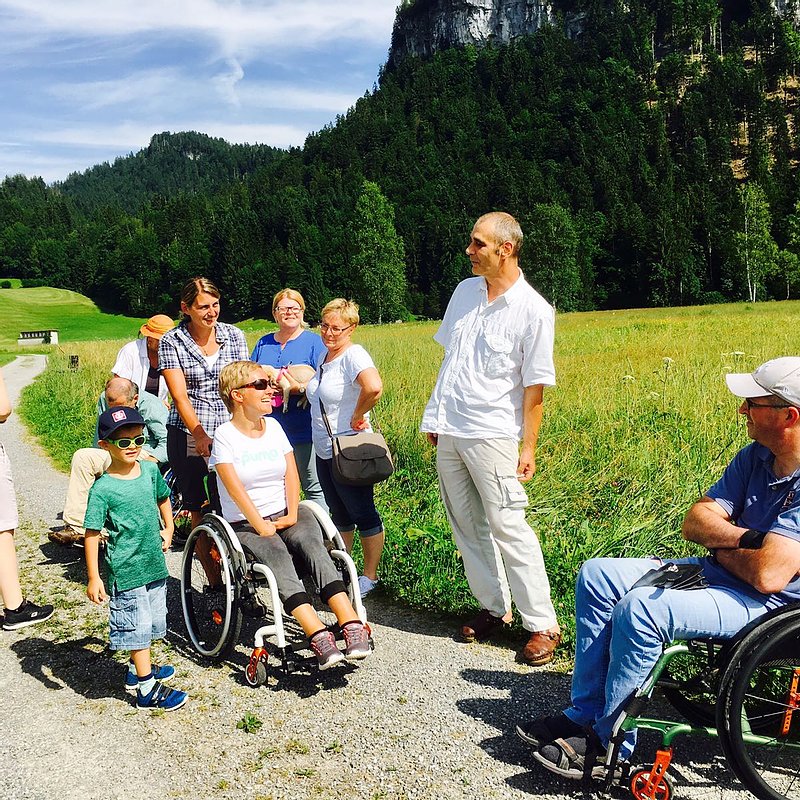 Ausflug von AssistenznehmerInnen und AssistentInnen in der Natur