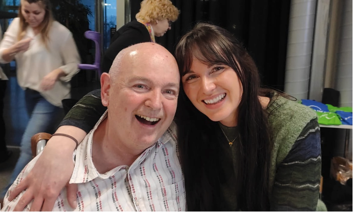 Klaus Oberluggauer und Tochter Julia